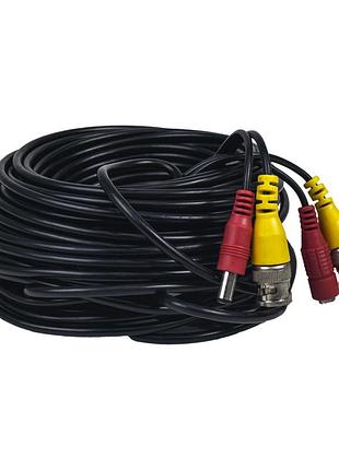 Кабель bnc-рower cable a 20 м (bnc+dc/bnc+dc) для передавання відеосигналу та живлення