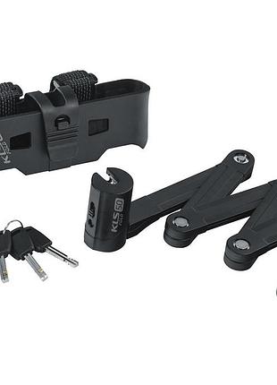 Велозамок сегментний kls fold 50 black