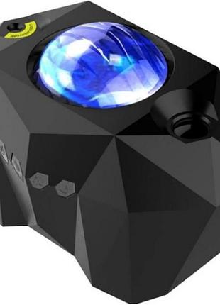 Usb ночник проектор звездное небо с bluetooth колонкой черный