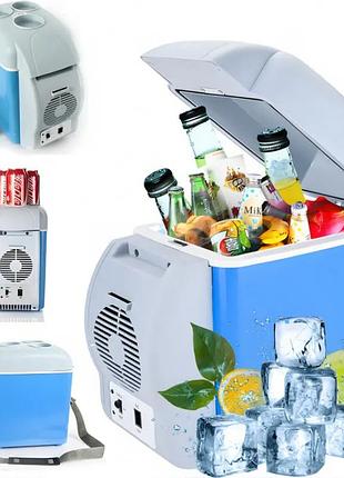 Портативный автохолодильник от прикуривателя 12v portable fridge freezer на 7.5 л