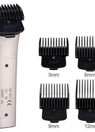 Машинка для стрижки geemy gm-657, беспроводная для волос, бороды, аккумуляторная