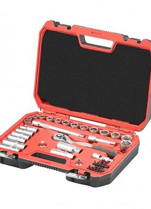 Набор инструментов 3/8" 39ед. intertool et-9039 3