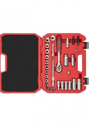 Набор инструментов 3/8" 39ед. intertool et-9039 4