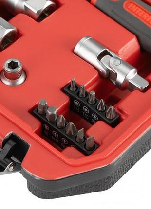 Набор инструментов 3/8" 39ед. intertool et-9039 7
