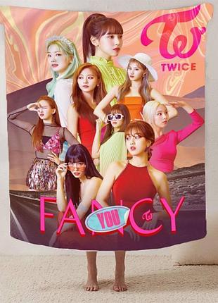 Плед плюшевый с яркой печатью 3d twice 160х200 см