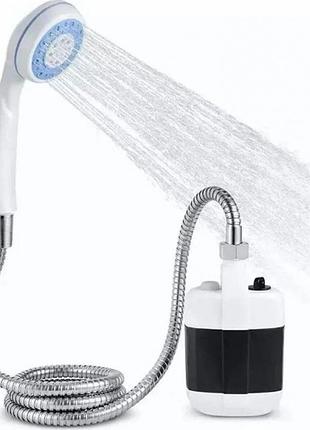 Душ портативный, кемпинговый с помпой на аккумуляторе usb travel shower 2200 mah