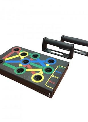 Складна дошка для віджимань підлогова з ручками foldable push up board