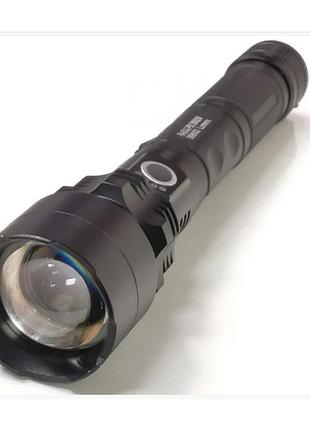 Фонарик тактический police bl qp510-p50 с подствольным креплением, zoom и выносной кнопкой