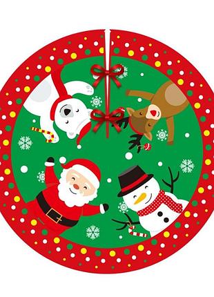 Коврик новогодний под елку merry christmas 4 14003 115х90 см