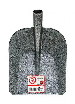 Лопата совкова без черенка 0,8 кг intertool ft-2005
