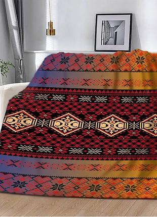 Плед 3d плюшевый патриотический традиция красоты 160х200 см 160 см, 135 см