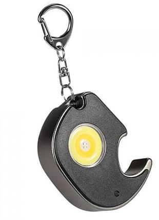 Фонарь брелок на аккумуляторе с магнитом и карабином зу type-c multifunctional w5132-cob