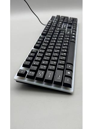 Клавіатура дротова xstrike x-1080, rgb підсвічування, 104 клавіші, usb, чорна