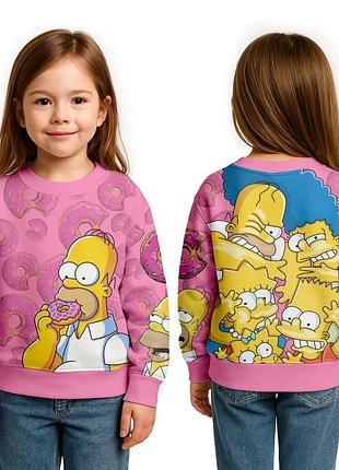 Свитшот детский с 3d принтом the simpsons 31811 146 см