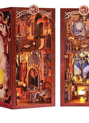 Бук нук кімната полум'я flame common room book nook diy інтерьерний конструктор rb01b