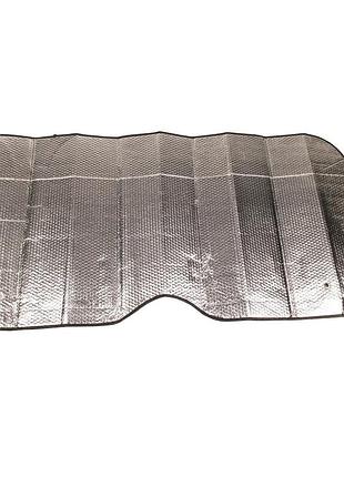 Солнцезащитная шторка на лобовое стекло 132x69x0,25 см серебристая (91550001)