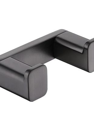 Гачок подвійний koer as-0101-2-07 колір графіт (kr6156)
