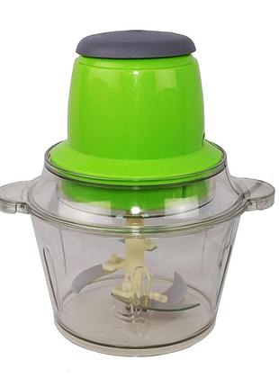 Блендер з двоярусним лезом food grinder (блискавка)