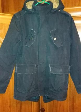 Фирменная подростковая парка на осень-тёплую зиму