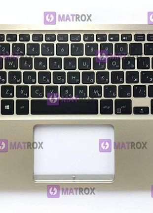 Передняя панель для asus vivobook s14 s406, s14 s406u, s14 v406u, s14 x406 золотистый