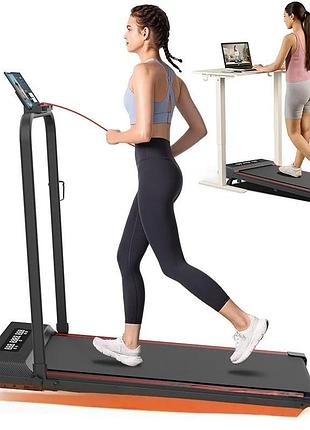 Беговая дорожка для дома fitness treadmill, чёрный, складная беговая дорожка в квартиру (бігова доріжка)
