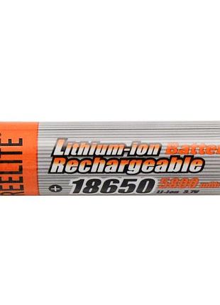 Литиевая аккумуляторная батарейка для фонарей аккумулятор 1 шт greelite li-ion 18650 3,7v 5800 mah