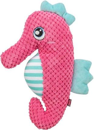 Игрушка trixie для собак морской конек плюш розовый 28 см