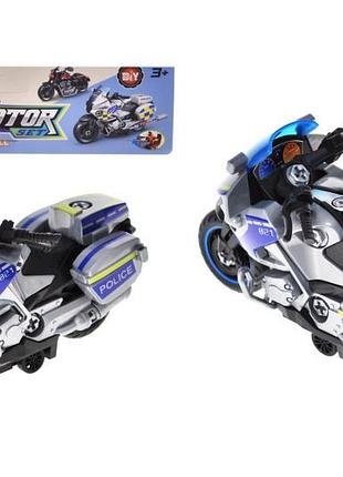 Мотоцикл инерционный 9090c-3 в шарик р.20x17x8.2 см yg toys