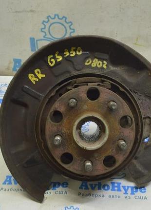Кожух тормозного диска задний правый lexus gs300 gs350 gs430 gs450h 06-11 (02) ржавый 4650330241