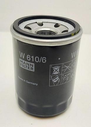 Фільтр масляний, оливний mann w 610/6