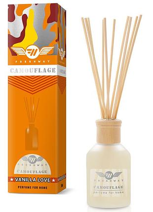 Аромадиффузор для дома "camouflage" vanilla love (ванильная любовь) 100мл freshway