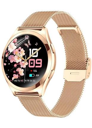 Жіночий смарт-годинник lenqin у кольорі rose gold
