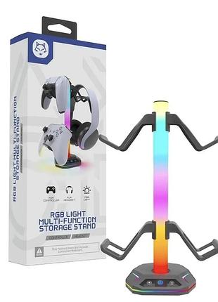 Багатофункціональна підставка auvstar з rgb-підсвіткою для геймерів