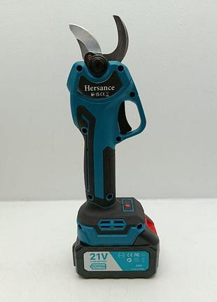 Акумуляторний секатор hersance 21v без зарядки (товар з вітрини)