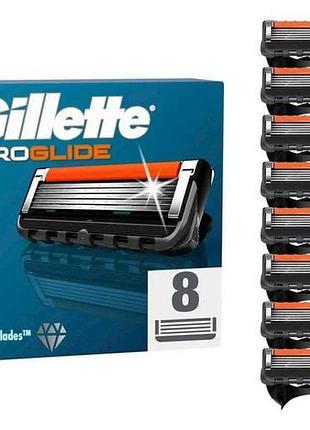 Сменные картриджи 8шт для бритья fusion5 proglide тм gillette