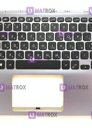 Передняя панель для asus vivobook s14 s430f, s430, x430, s4300, s4300u, a403f серебристо-серый