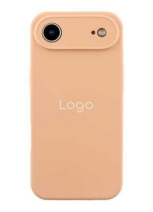 Чехол silicone case full size with frame appleiphone17 air панель-накладка для телефона айфон 17 аир desert gold