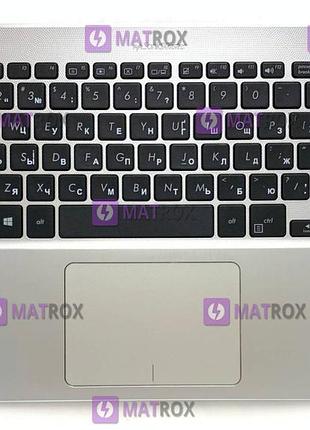 Передняя панель для asus vivobook 14 x405u, x405ua, x405uq, x405ur серебристый
