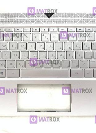 Передняя панель для hp pavilion x360 14-cd, 14t-cd, 14m-c серебристый (ver2)