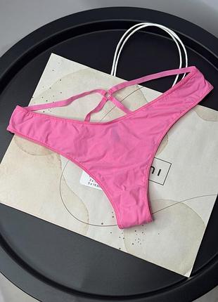 Трусики-бразилиано tezenis итальялия из хлопка, цвет lollipop pink