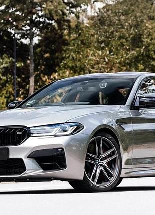 Ноздри m-look (2021-2023, черный глянец) без камеры для bmw 5 серия g30/g31