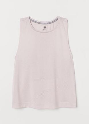 Укороченная спортивная майка h&m sport