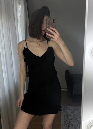 Міні сукня з рюшами h&m