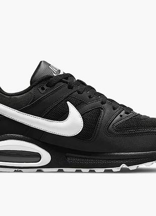 Шикарниє кросівки nike air max command чорно-білі