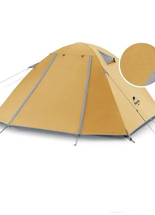 Намет двомісний naturehike p-series nh18z022-p 210t/65d, жовтий