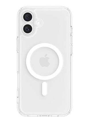 Чехол накладка spigen ultra hybrid magsafe для apple iphone 17 панель-накладка для телефона айфон 17 магнит зарядка transparent
