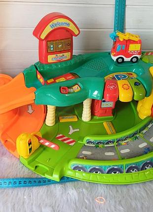Интерактивная музыкальная развивающая игрушка гараж паркинг от vtech toot toot