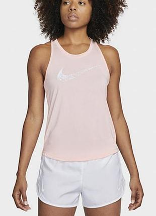 Майка борцовка спортивна nike w nk swoosh run tank