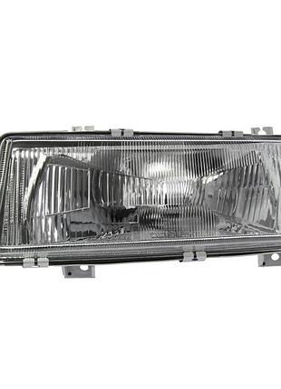 Фара передняя skoda felicia 1998-2001, левая h4, электрическая регулировка, depo, 665-1103l-ld-em