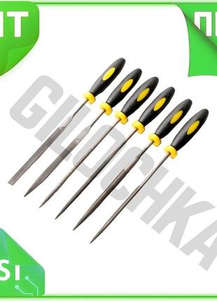 Ve набір надфілів mastertool 6 new version шт. для точної обробки дрібних деталей напилки для металу т n6w_ver